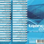 Trance 2001 Third Edition tracklist showing Jaimy Kenny D Where Am I remix Serial Smokers DJ Tiësto